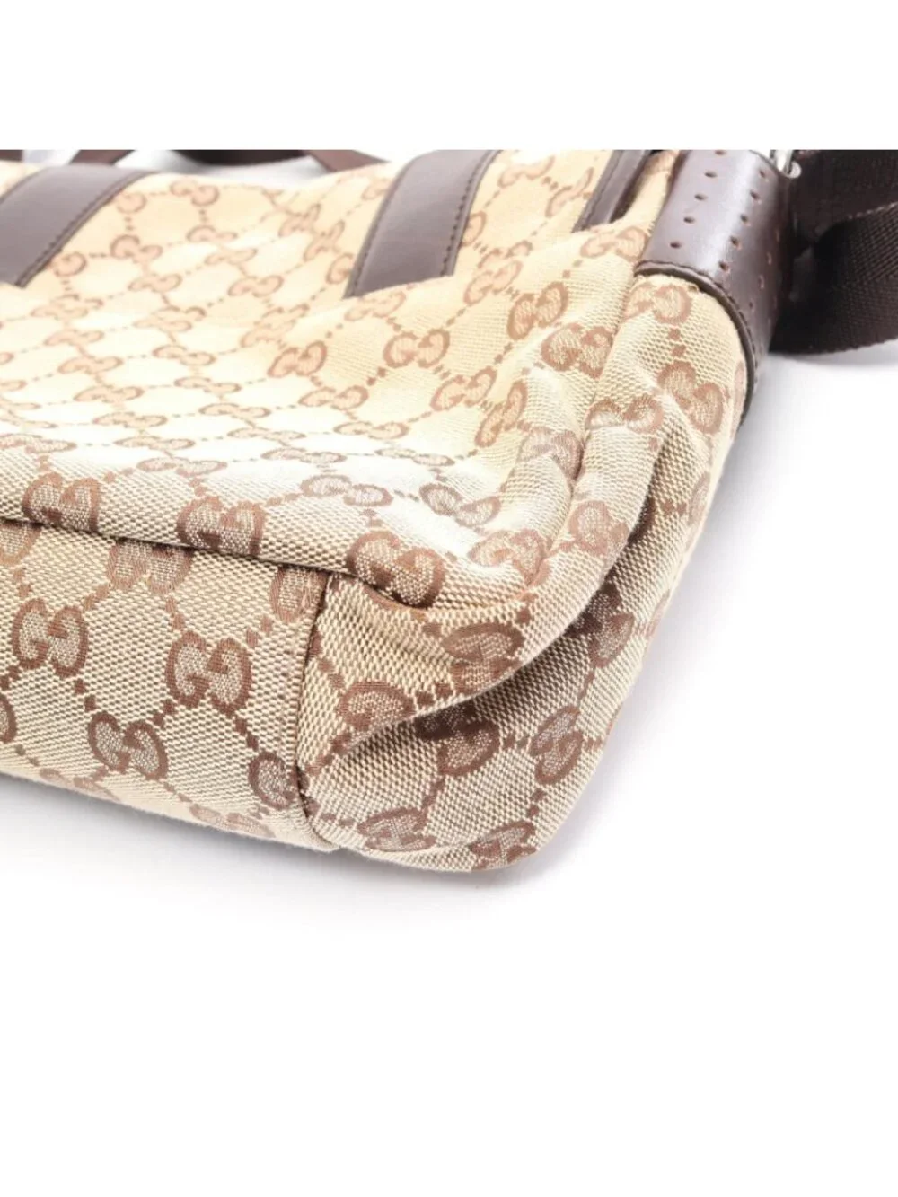 Gucci Shoulder Bag GG Canvas Beige Brown - Picture 12 of 13